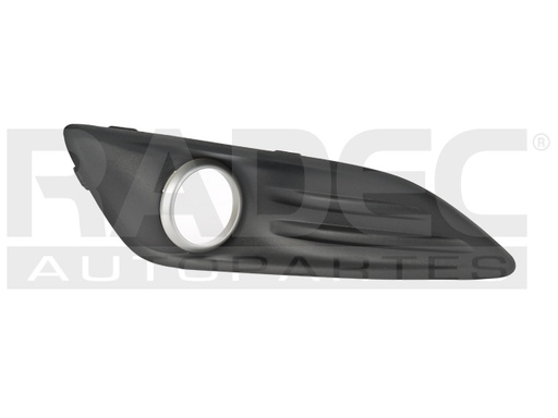 [003-1217-04] REJILLA FASCIA DELANTERA FD FIESTA 14-19 C/HOYO P/FARO (MEXICO/USA) DER