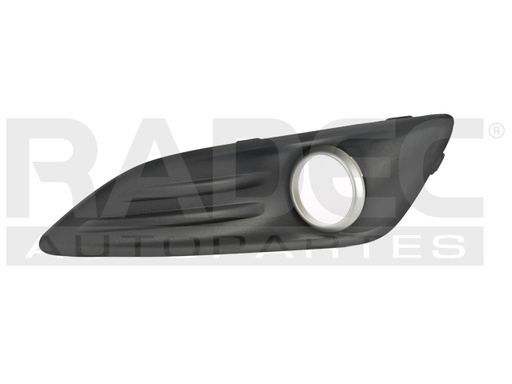 [003-1217-05] REJILLA FASCIA DELANTERA FD FIESTA 14-19 C/HOYO P/FARO (MEXICO/USA) IZQ