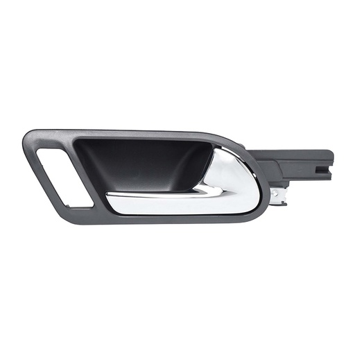 [012-3103-00] MANIJA INTERIOR VW BORA 08-10  CON HOYO SIN CONTROL CROMADA/NEGRA PLASTICO HUSHAN Derecho Delantera  