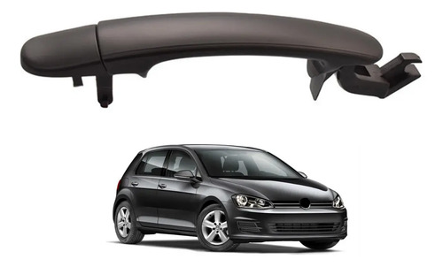 [012-3111-02] MANIJA EXTERIOR VW GOLF 00-09/JETTA A4 99-07/PASSAT 99-05/POLO 03-07/GOL 09-17/LUPO 05-09/CROSSFOX 07-14  ST IBIZA 03-17/CORDOBA 03-08/LEON 99-13/TOLEDO 99-12/ALTEA 05-14  VW SAVEIRO 10-18/SPORTVAN 07-09/JETTA CLASICO 08-15  SIN HOYO PARA LLAVE LISA PARA PINTAR NEGRA PLASTICO HUSHAN Derecho/Izquierd