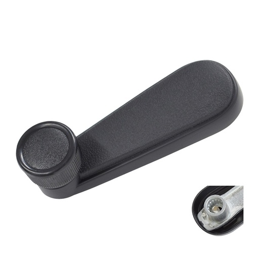 [012-3111-08] MANIJA DE ELEVAR VW GOLF 88-92/JETTA A2 87-92/POLO 82-94  PERILLA NEGRA PARA TORNILLO REFUERZO ZINC NEGRO REMACHE DE METAL HUSHAN    