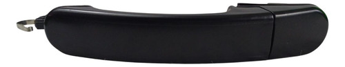 [012-3115-06] MANIJA EXTERIOR VW POINTER 2/4P 00-10  PATA CORTA CORRUGADA NEGRA PLASTICO HUSHAN Derecho/Izquierdo Delantera/Trasera  