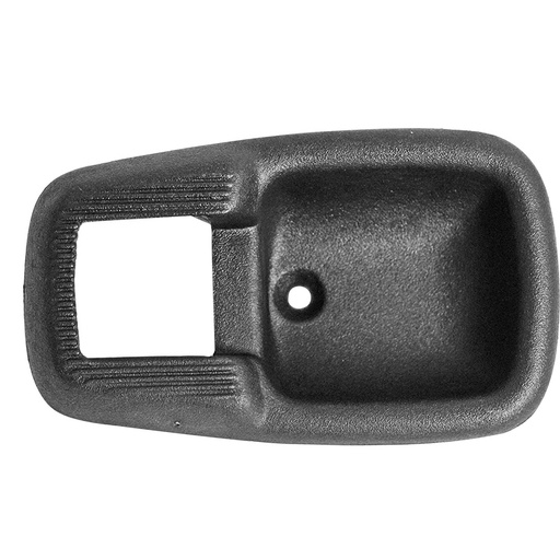 [012-3117-02] MANIJA INTERIOR VW SEDAN 72-03  SOLO BISEL CORRUGADA NEGRO PLASTICO HUSHAN Derecho/Izquierdo Delantera  
