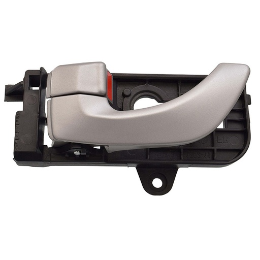 [012-3403-17] MANIJA INTERIOR HY SONATA 06-10  PLATA PLASTICO HUSHAN Izquierdo Delantera  
