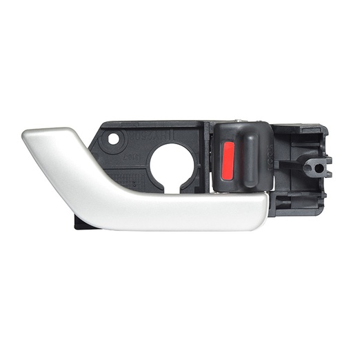 [012-3406-02] MANIJA INTERIOR HY TIBURON 03-08  NEGRO/PLATA PLASTICO HUSHAN Derecho Delantera  