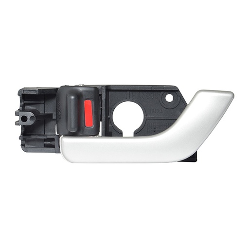 [012-3406-03] MANIJA INTERIOR HY TIBURON 03-08  NEGRO/PLATA PLASTICO HUSHAN Izquierdo Delantera  