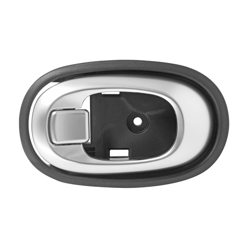[012-3508-01] MANIJA INTERIOR KI SOUL 16-19  NEGRO/PLATA PLASTICO HUSHAN Izquierdo Delantera/Trasera  