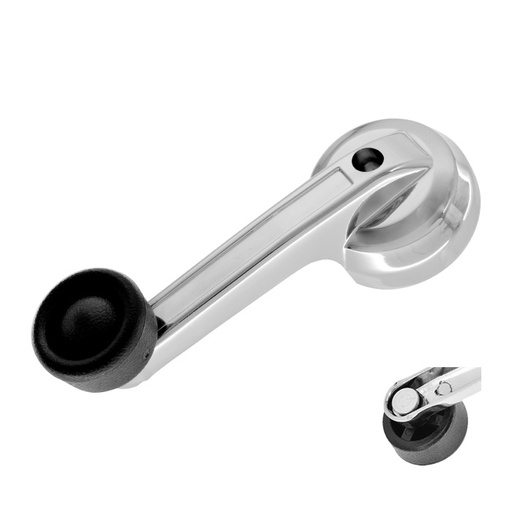 [012-5100-00] MANIJA DE ELEVAR AM EAGLE 80-88/CONCORD 79-83/PACER 79-80/RAMBLER 69-84  JP CJ5 64-75/CJ7 76-86  PERILLA NEGRA ZINC CROMO REMACHE DE METAL HUSHAN    