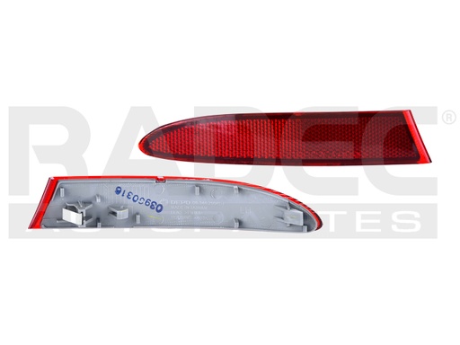 [013-0317-01] CUARTO REFLEJANTE TRASERO BW X3 11-16 DEPO IZQ