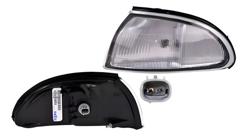 [013-0657-05] CUARTO PUNTA CV GEO PRIZM 93-97 BLANCO C/FOCO DEPO IZQ