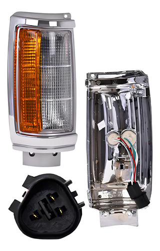 [013-0916-08] CUARTO PUNTA DG RAM PU 50 87-93/L200 87-96 CROMADO BICOLOR C/FOCO LUCID DEPO (U.T.P) DER