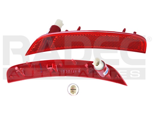 [013-1105-07] CUARTO LATERAL FT 500 TRASERO 12-13 ROJO TYC IZQ