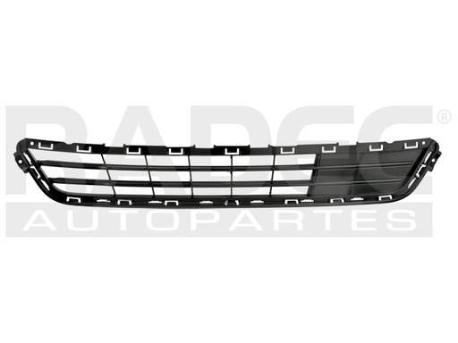 [003-1221-18] REJILLA FASCIA DELANTERA FD FUSION 13-16 C/SENSOR CRUCERO CORRUGADA