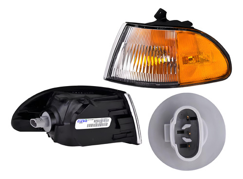 [013-1302-01] CUARTO PUNTA HD CIVIC 92-95 4 PUERTAS BICOLOR C/FOCO DEPO IZQ