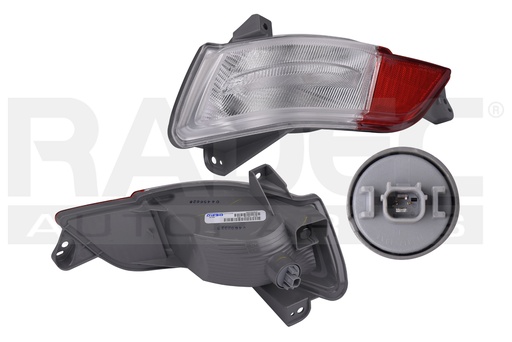 [013-1307-15] CUARTO TRASERO REVERSA HD PILOT 16-18 C/FOCO DEPO IZQ