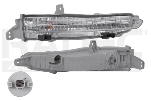 [013-1307-16] CUARTO FRONTAL HD PILOT 19-22 C/FOCO DEPO DER