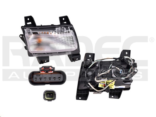 [013-1609-16] CUARTO FRONTAL JP WRANGLER 18-23 LINEA NUEVA S/LUZ DE DIA C/FOCO DEPO DER