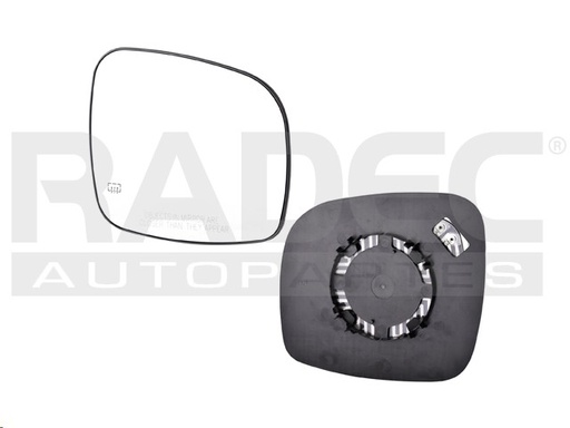 [001-0703-02] LUNA ESPEJO DG CARAVAN 08-20 C/DESEMPANANTE DER