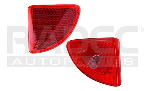 [013-2602-00] CUARTO REFLEJANTE TRASERO RN KANGOO 09-18 EXPRESS/AUTHENTIQUE/SPORTWAY L4 4 CILINDROS 1.4L 4/5 PUERTAS TYC DER