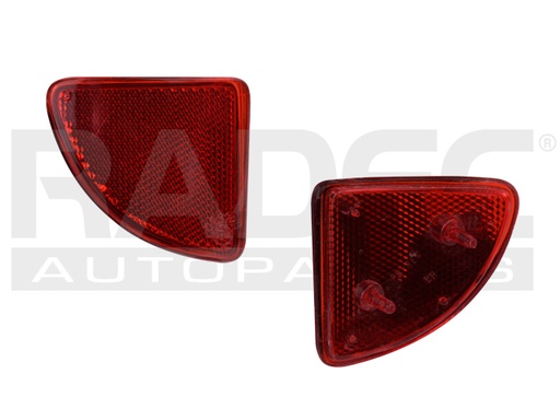 [013-2602-01] CUARTO REFLEJANTE TRASERO RN KANGOO 09-18 EXPRESS/AUTHENTIQUE/SPORTWAY L4 4 CILINDROS 1.4L 4/5 PUERTAS TYC IZQ