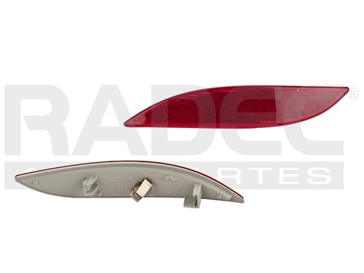 [013-2608-01] CUARTO REFLEJANTE TRASERO RN FLUENCE 11-17 IZQ