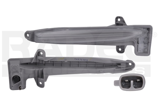 [013-3004-37] CUARTO FRONTAL TY COROLLA SE/XSE 20-23 4 PUERTAS GRIS C/LUZ DE DIA DEPO IZQ