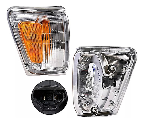 [013-3010-14] CUARTO PUNTA TY PICK UP 89-91 4X4 FILO CROMADO C/FOCO DEPO DER