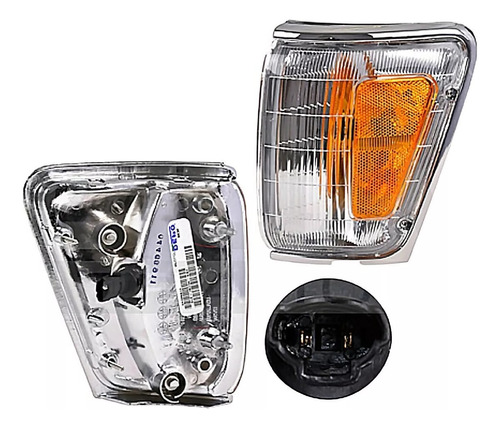 [013-3010-15] CUARTO PUNTA TY PICK UP 89-91 4X4 FILO CROMADO C/FOCO DEPO IZQ
