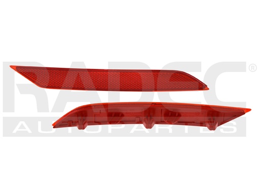 [013-3110-04] CUARTO REFLEJANTE TRASERO VW GOL 17-18 5 PUERTAS ORIGINAL DER