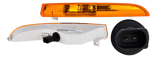 [013-3114-17] CUARTO FRONTAL VW PASSAT CC 09-12 AMBAR LARGO C/FOCO DEPO IZQ