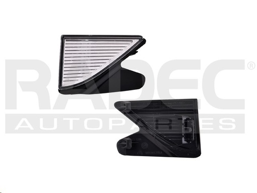 [013-3114-42] CUARTO REFLEJANTE FRONTAL VW PASSAT 16-18 CN DER