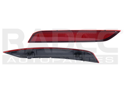 [013-3116-11] CUARTO REFLEJANTE TRASERO VW POLO 15-17 IZQ