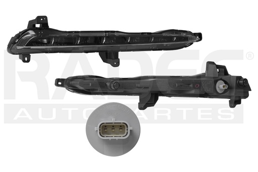 [013-3403-04] CUARTO FRONTAL HY SONATA 15-17 C/LEDS DEPO DER