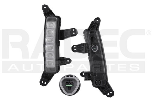 [013-3404-12] CUARTO FRONTAL HY SANTA FE 18-19 C/LUZ DE DIA DEPO DER