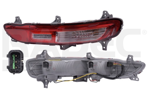 [013-3502-04] CUARTO TRASERO KI SPORTAGE 17-18 C/FOCO DEPO DER