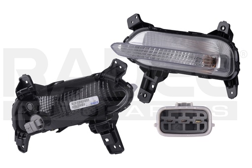 [013-3507-07] CUARTO FRONTAL KI FORTE 19-21 C/FOCO DEPO IZQ