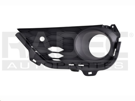 [003-1307-09] REJILLA FASCIA DELANTERA HD PILOT 19-22 C/HOYO P/FARO C/HOYO P/SENSOR PRIME/TOURING V6 6 CLINDROS 3.5L 5 PUERTAS IZQ