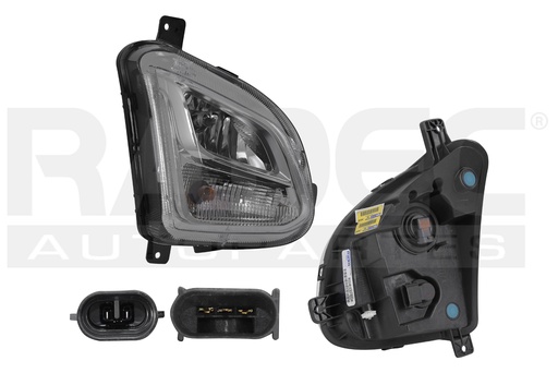 [015-0622-08] FARO NIEBLA CV EQUINOX 18-21 C/LEDS DEPO DER