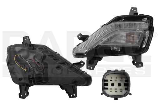 [015-0666-13] FARO NIEBLA CV SPARK PREMIER 19-21 FULL LED CN IZQ
