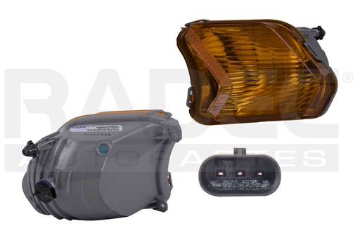 [015-1209-11] FARO NIEBLA FD ESCAPE 17-19 AMBAR S/S PLUS/TITANIUM/TREND ADVANCE L4 4 CILINDROS 2.0/2.5L 5 PUERTAS C/FOCO DEPO IZQ