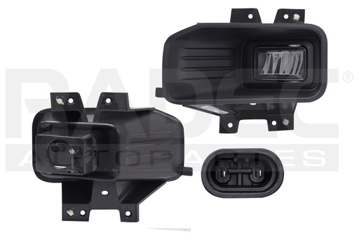 [015-1215-07] FARO NIEBLA FD F-150 18-19 FULL LEDS DEPO IZQ