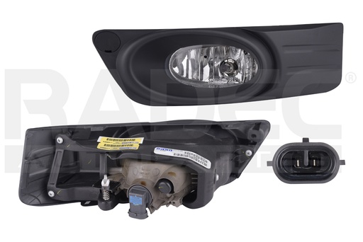 [015-1304-09] FARO NIEBLA HD FIT 12-14 SPORT C/REJILLA C/FOCO DEPO IZQ