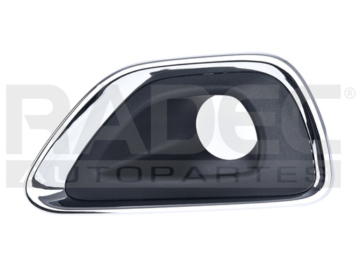 [003-1605-18] REJILLA FASCIA DELANTERA JP GRAND CHEROKEE 14-16 NEGRA F/CROMADO DER