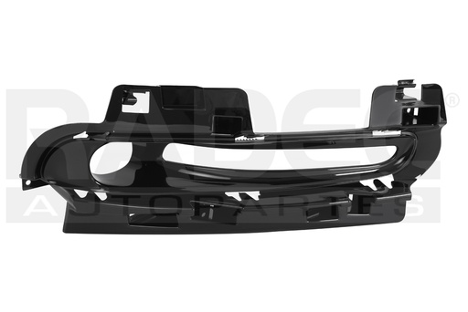 [003-1605-25] REJILLA FASCIA DELANTERA JP GRAND CHEROKEE 14-16 C/HOYO P/FARO NEGRA BRILLANTE IZQ