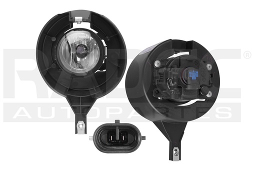 [015-2307-02] FARO NIEBLA NS FRONTIER 05-10 P/DEFENSA CROMADA C/FOCO DEPO DER
