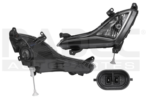 [015-3402-07] FARO NIEBLA HY ELANTRA 15-16 C/FOCO DEPO IZQ