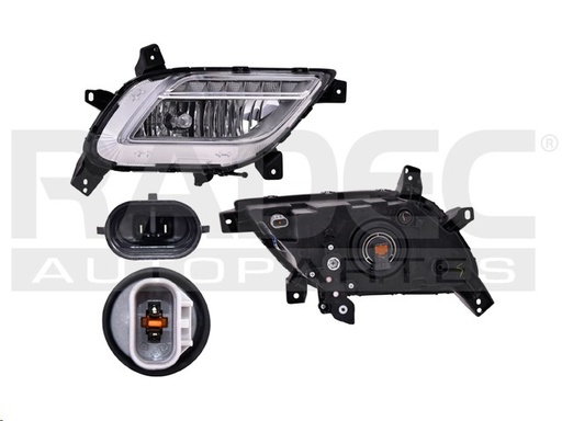 [015-3509-00] FARO NIEBLA KI NIRO 17-19 C/FOCO DEPO DER