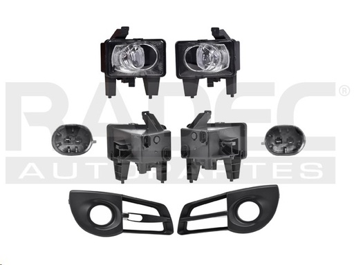 [016-0645-00] JUEGO FARO NIEBLA CV TORNADO 11-21 C/REJILLA CN