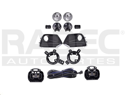 [016-0679-00] JUEGO FARO NIEBLA CV TRAX 17-20 C/REJILLA FILO CROMADO CN
