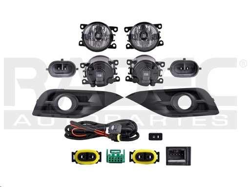 [016-1303-05] JUEGO FARO NIEBLA HD CR-V 12-14 C/REJILLA CN